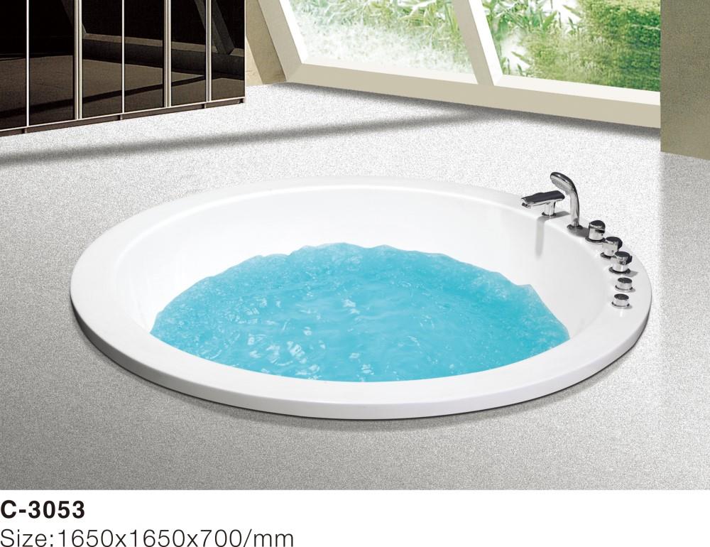 （3） MEC3053--Classica Round Indoor or Outdoor Drop-in Soaking Tub Pool for 3-4 Persons_副本.jpg