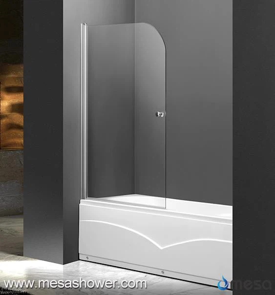 Novi jednostavan dizajn Pivot prozirnim Frameless kadi kupelj kadom ekran