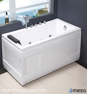 Akrilna pravougaona hidro-jets masaža za usisavanje