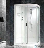 Ugradnja ugla R- Shape Klizna stakla Tuš kabina Soba