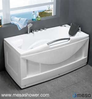 Dubok pravokutni hidromasažni hidromasažni tuš s ručnim držačem