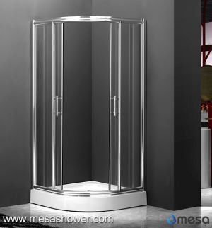 Vruća prodaja Uramljena sektor Klizna Jeftini Cijena Tuš vrata