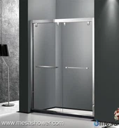 Vruća prodaja Jednostavno dizajniran okvir od nehrđajućeg čelika Klizna tuš kabina