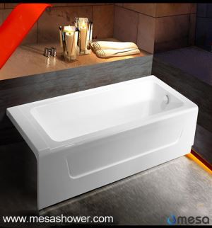 Novi dolazak dubokog Alcove Apron čvrsta površina Akrilna namakanje tuba