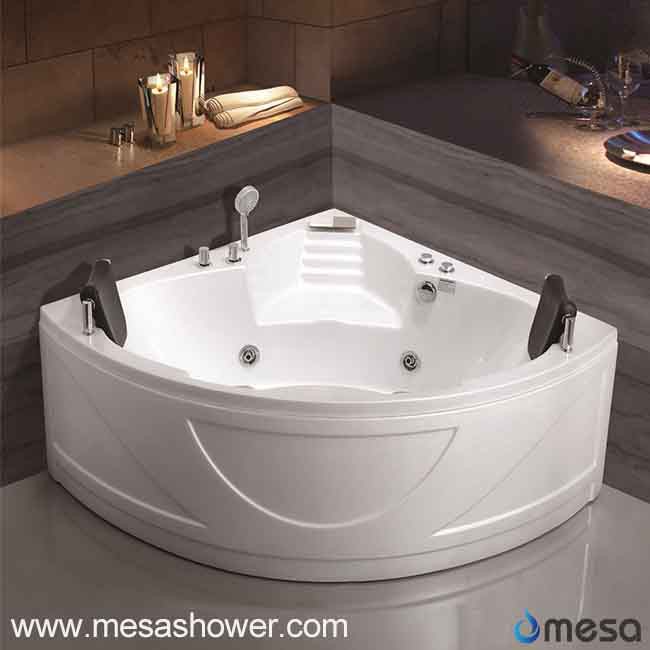 2017 New Corner Standing Alone Akrilna Whirlpool Hydro Masaža Unutarnja grejalica sa sjedištem