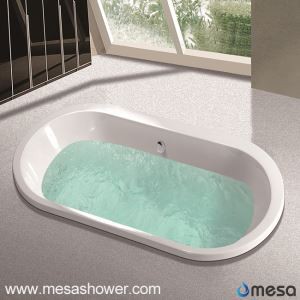 Klasični ovalni dizajn unutarnja akrilna kapa u umivaonici sa dvije veličine