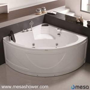 Kutak Sektor Akrilna Fiberglass Hot Tub Jetted Masaža Jacuzzi Kupatilo Kada sa jeftinim cijenama za prodaju