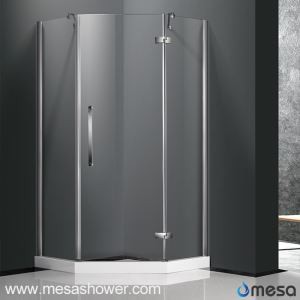 Ugaoni dizajn Neo ugao bez okvirja Tuš kućište sa 1 šarnirom