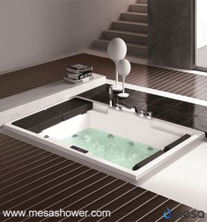 Luksuzni 2 Dva lica Jednostavni stil Akrilna hidromasažna masažna masaža pad u jeftinoj cijeni Hot Prodaja Kupaonica Tub