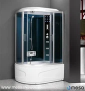 Tuš kabina za tuširanje Kombo štof sa masažom i sedištem za stare ljude