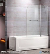 Jednostavan dizajn Frameless Pivot savremenog stila kada sa kadom