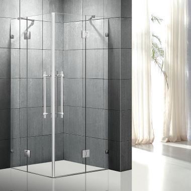 Moderni dizajn kvadratnog oblika Frameless tuš kabina