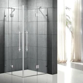 Moderni dizajn kvadratnog oblika Frameless tuš kabina