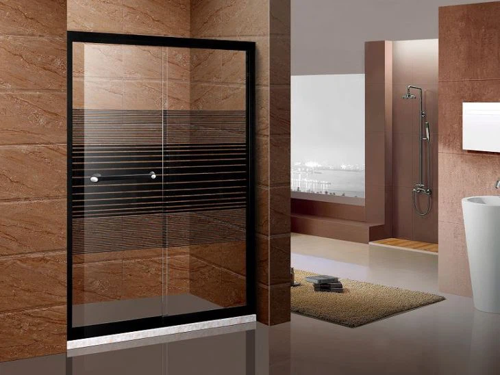 Mokra soba staklena klizna vrata za tuširanje