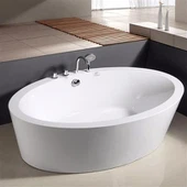 Čista bela akrilna postolja Samostalna ovalna usisna ploča MEC3154